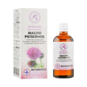 Олія Ароматика натуральна косметична реп'яхова вітамінна для выдновлення волосся і шкіри реп'ях і зародки пшениці 100 мл