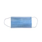 Маска медицинская нетканая с резиновыми петлями №1