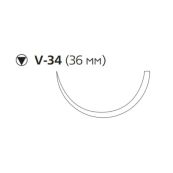 Викрил рапид полиглактин 910 2/0 90 см игла 36 мм