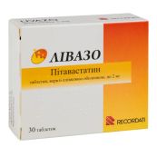 Ливазо таблетки покрытые пленочной оболочкой 2 мг блистер №30