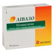 Ливазо таблетки покрытые пленочной оболочкой 4 мг блистер №30