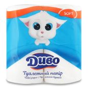Папір туалетний Диво білий №4