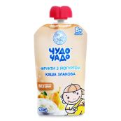 ЧУДО ЧАДО КАША ЗЛАКОВАЯ ФРУКТЫ ЙОГУРТ 90Г  П/ЭТ УП.  4268 ОКЗДП
