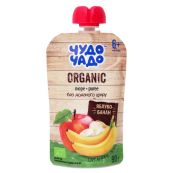 ЧУДО ЧАДО ПЮРЕ ЯБЛОКО БАНАН ОРГАНИК 90Г П/ЭТ УП. 4336 ОКЗДП