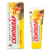 Крем-гель Скипилар для тіла розігріваючий з горчицею і медом 75 мл