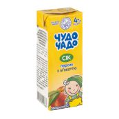 Сок Чудо-Чадо персик с мякотью, сахаром и витамином С 200 мл