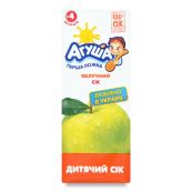Сік дитячий Агуша яблучний освітлений 200мл