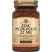 Solgar Пиколинат цинка 22 мг таблетки №100