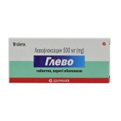 ГЛЕВО ТАБЛ. 500МГ №10 Glenmark