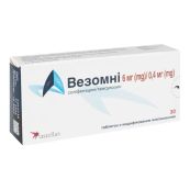 Везомні таблетки з модифікованим вивільненням 6 мг + 0,4 мг блістер №30