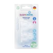 Соска Baby-Nova 15303 силіконова ортодонтальна для каші розмір 2 №2