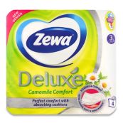 Туалетний папір Zewa deluxe ромашка №4