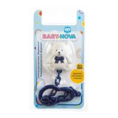 Цепочка для пустышки Baby-Nova 34144 медведь