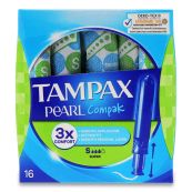 ТАМП. ТАМПАКС PEARL КОМПАК СУПЕР ДУО №16  0542