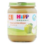 Пюре фруктове Hipp перше дитяче яблуко з 4 місяців 125 г