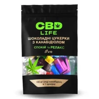 CBD life шоколадные конфеты с каннабидиолом №10 - цена, инструкция