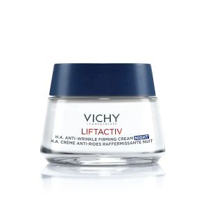 Ночной разглаживающий крем Vichy Лифтактив Эйч Эй с гиалуроновой кислотой для коррекции морщин кожи лица 50 мл