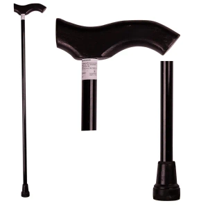 Палиця опорна металева чорна