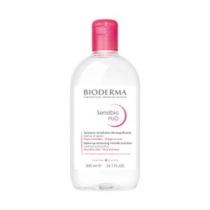 Мицеллярный лосьон Bioderma Sensibio H2O для чувствительной кожи лица и контура глаз 500 мл
