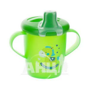 Кружка Canpol Babies 31/200 непроливайка зеленая 250 мл