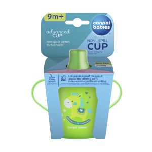 Кружка Canpol Babies 31/200 непроливайка зеленая 250 мл
