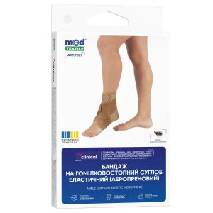 Бандаж на голеностопный сустав 7021 эластичный неопреновый MedTextile размер XL люкс