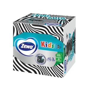 Салфетки косметические Zewa Kids Zoo трехслойные №60