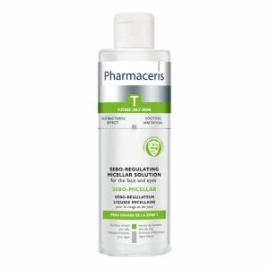 Мицеллярная жидкость для очищения лица и глаз Pharmaceris T Sebo-Micellar 200 мл
