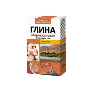 Глина косметична червона марокканська вулканична 100 г