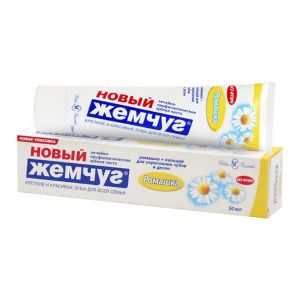 Зубная паста Новый Жемчуг ромашка 50 мл