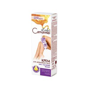 Крем Caramel для депиляции тела 100% удаление волос 100 мл