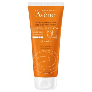 Солнцезащитное молочко Avene SPF50+ для чувствительной нормальной и комбинированной кожи 100 мл