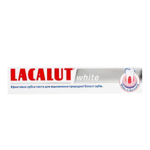 Зубна паста Lacalut White 75 мл + зубна нитка 10 м