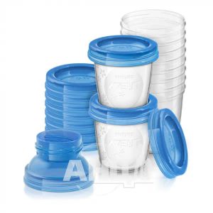 Контейнери Philips Avent для зберігання молока 10 x 180 мл