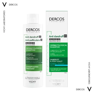 Шампунь Vichy Dercos проти лупи посиленої дії для нормального та жирного волосся 200 мл