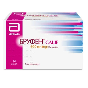 Бруфен гранулы шипучие 600 мг саше №30