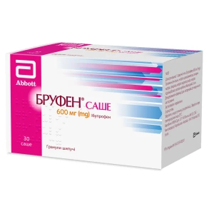 Бруфен гранулы шипучие 600 мг саше №30