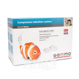 Небулайзер ингалятор компрессорный Gamma Nemo детский