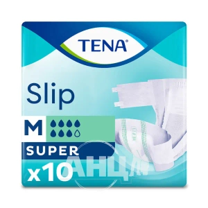 Подгузники для взрослых Tena slip super medium №10