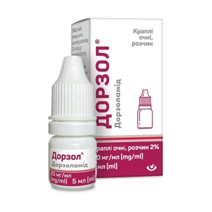 Дорзол краплі очні 2 % флакон-крапельниця 5 мл