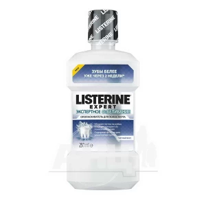 Ополіскувач для ротової порожнини Listerine expert експертне відбілювання 250 мл
