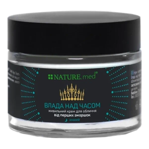 Крем ночной Nature.med Anti Age Власть над временем Timelessness 35+ питательный для лица от первых морщин 50 мл