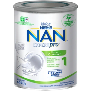 Суміш молочна Nestle NAN 1 ExpertPro Total Comfort для дітей з народження 400г