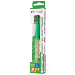 Термометр Paramed стеклянный безртутный №1