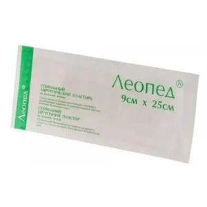 Пластырь медицинский leopad 9 см х 25 см стерильный №25