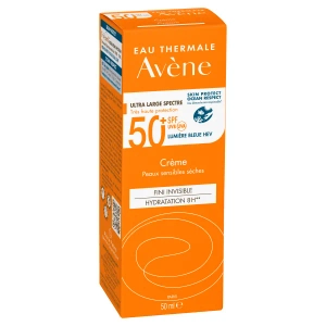 Сонцезахисний крем Avene SPF50+ для чутливої шкіри 50 мл