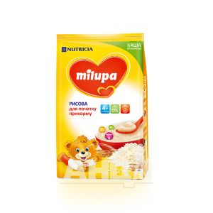 Каша безмолочная Milupa сухая быстрорастворимая рисовая 170 г