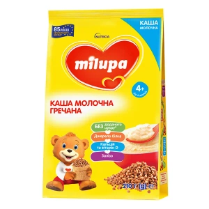 Каша молочна Milupa суха швидкорозчинна гречана 210 г