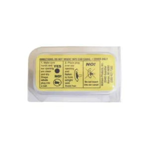 Беруши из силикона moldable pillow soft пара бело-оранжевые №1