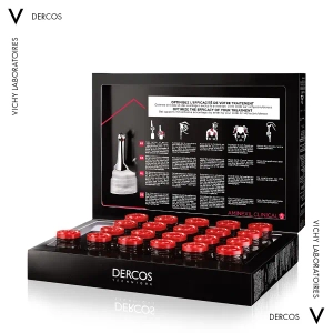 VICHY Деркос Аминексил Клиникал 5, средство против выпадения волос комплексного действия для мужчин, 21 х 6 мл